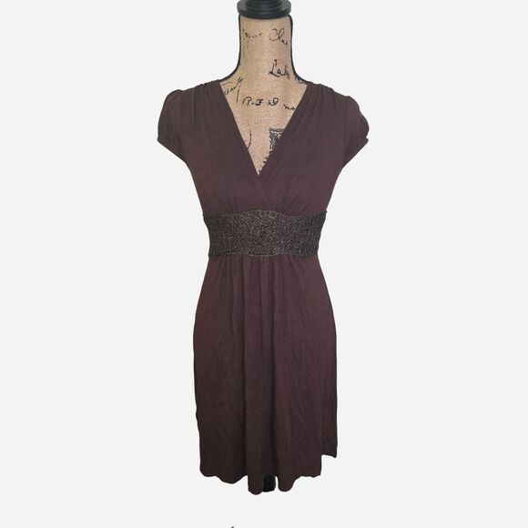 VINTAGE Y2K B. DARLIN Black Midi Dress Size Small - Picture 1 of 4